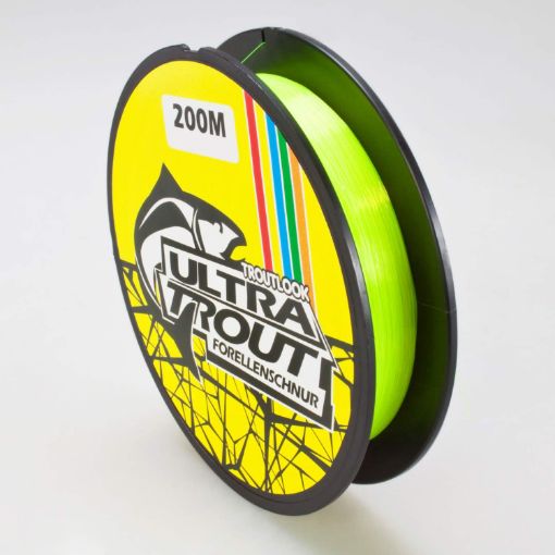 Fil de pêche Troutlook Ultratrout - jaune fluo