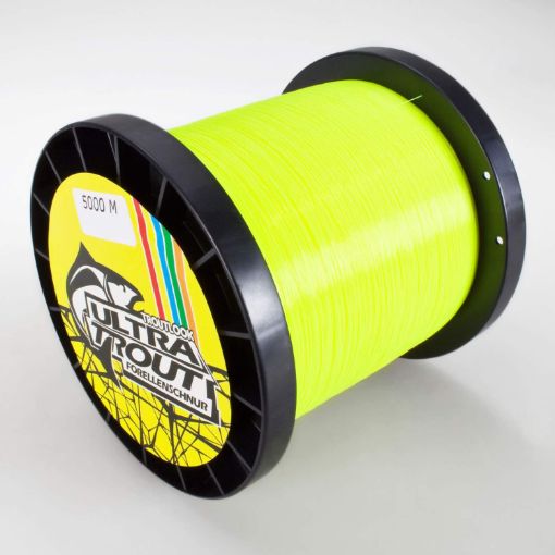 Fil de pêche Troutlook Ultratrout - jaune fluo