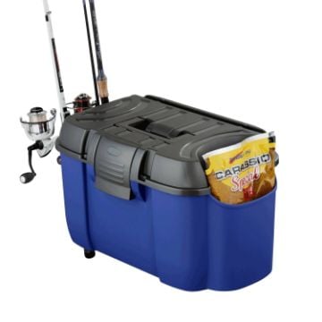 Picture of Troutlook Spinbuddy Fishing Box, Blue/Grey - 52.5 x 34 x 30 cm