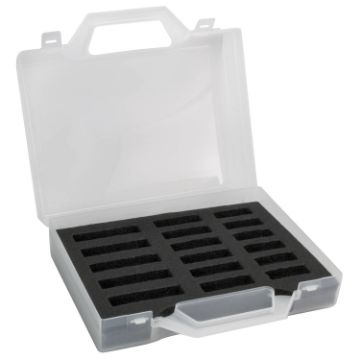 Picture of Troutlook Smart Rig Case Boîte pour bas de ligne avec support pour 17 enrouleurs - transparent - 24,0 x 18,0 x 7,5 cm