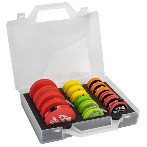 Picture of Troutlook Smart Rig Case for 17 Leader Winders, Clear - 24 x 18 x 7.5 cm