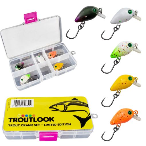 Image de Ensemble de 5 leurres Trout Crank Set Troutlook édition limitée, 2,6 cm - 1,9 g