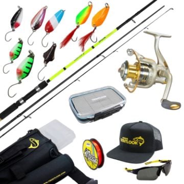 Immagine di Troutlook Big Trout Set, Kit Completo da Trota, 14 Pezzi
