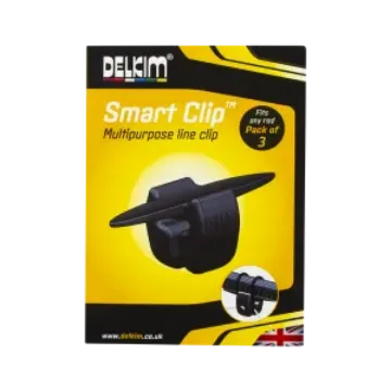 Delkim - Smart Clip - Multipurpose line clip, pack of 3