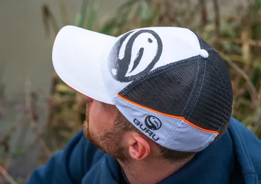 Guru Tackle - White Trucker Cap