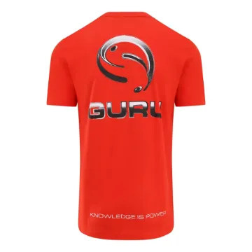 Guru Tackle Semi Logo Tee Red