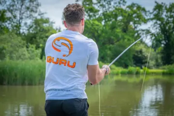 Guru Tackle Semi Logo Tee White