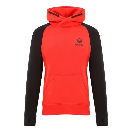 Guru Tackle Hoodie Red/Black