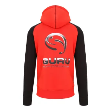 Guru Tackle Hoodie Red/Black