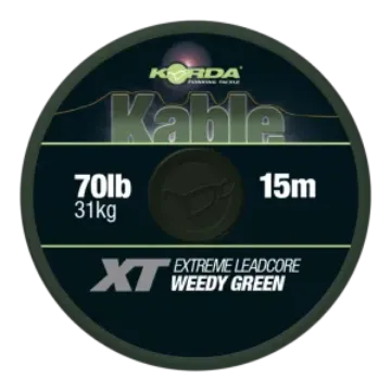 Korda - Kable XT Extreme Leadcore 70lb 15m Green