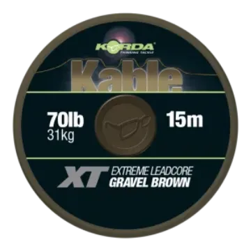 Korda - Kable XT Extreme Leadcore 70lb 15m Green