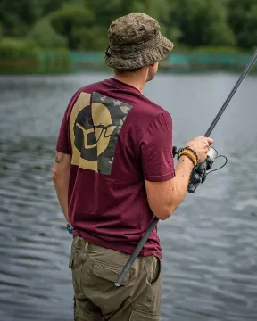 Korda LE Split Tee Burgundy