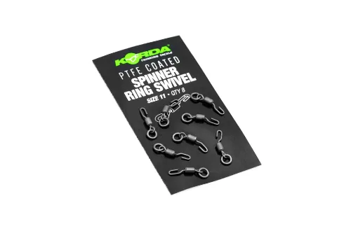 Korda - PTFE Spinner Ring Swivels Size 11 (8pcs)