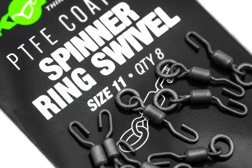 Korda - PTFE Spinner Ring Swivels Size 11 (8pcs)