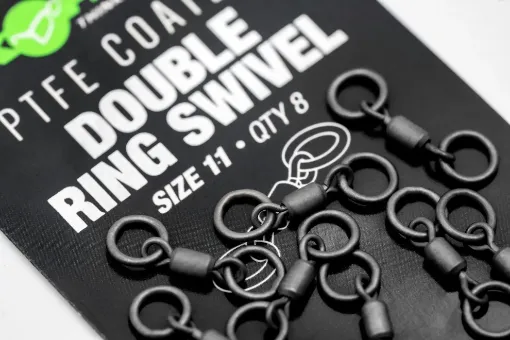 Korda - PTFE Double Ring Swivel Size 11 (8pcs)