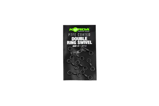 Korda - PTFE Double Ring Swivel Size 11 (8pcs)