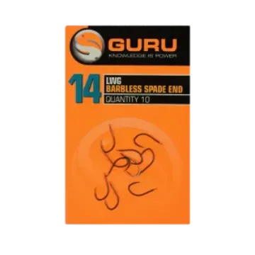 Guru Tackle - LWG Hook size 20 (Barbless/Spade End)**