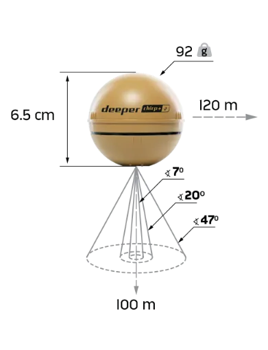 Deeper CHIRP+ 2.0 / Range extender Set 23