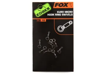 Fox EDGES™ Kuro Micro Hook Ring Swivels