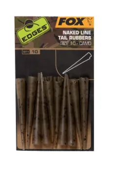 Fox EDGES™ Camo Naked Line Tail Rubbers Sz 10