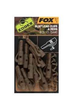 Fox EDGES™ Camo Slik Lead Clip & Pegs (Size 10)