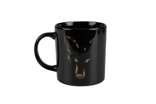 Fox Black & Camo Head Ceramic Mug