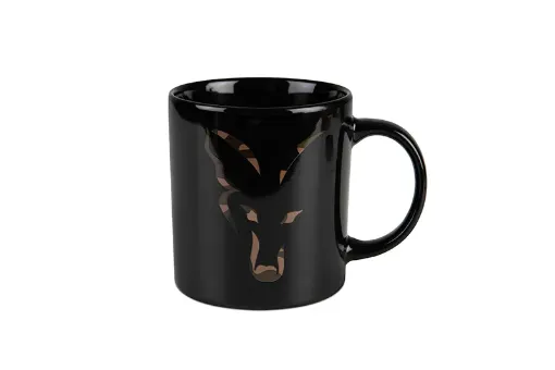 Fox Black & Camo Head Ceramic Mug