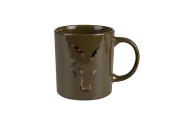 Fox Green & Camo Head Ceramic Mug