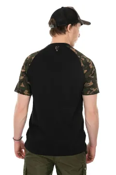 Fox Fox Black / Camo Raglan T