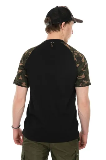 Fox Fox Black / Camo Raglan T