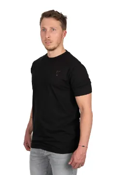 Fox Fox Black large print T