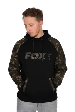 Fox Fox Black / Camo Raglan Hoodie