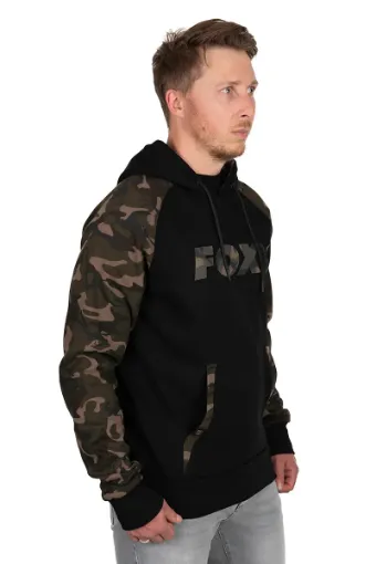 Fox Fox Black / Camo Raglan Hoodie