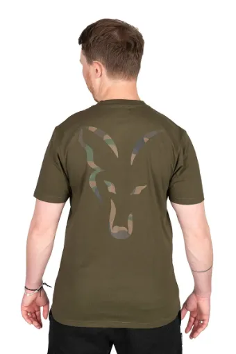 Fox Fox khaki Large Print T