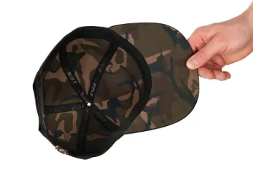 Fox Black/Camo Flat Peak Snapback Cap