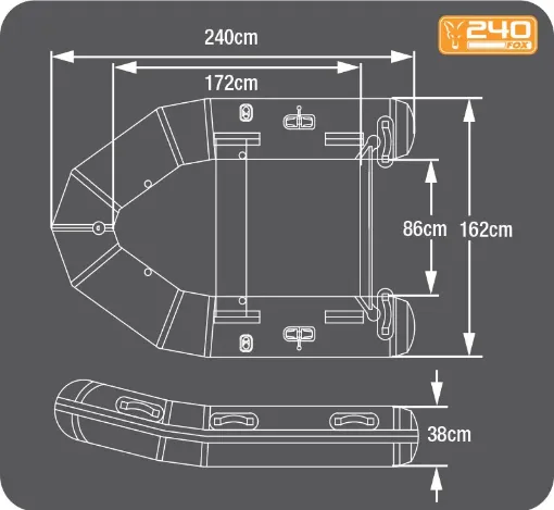 Fox 240 Inflatable Boat