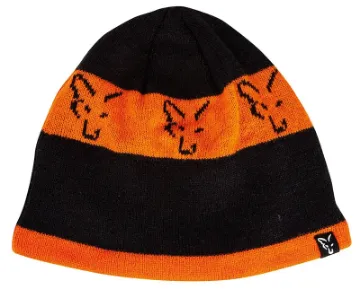 Fox Black & Orange Beanie