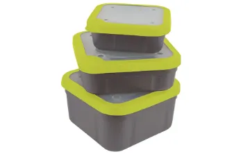 Matrix Bait Boxes Grey/Lime