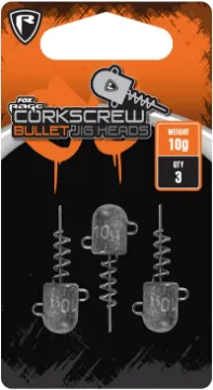 Fox Rage Corkscrew Bullet Jig Heads