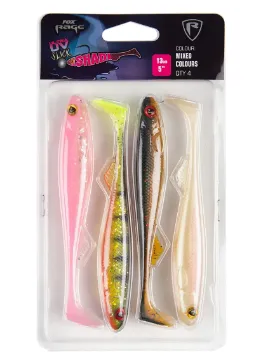 Fox Rage Slick Shad Mixed Colour Pack