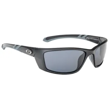 Strike King SK Plus Cumberland Matte Black Grey Rubber Sunglasses