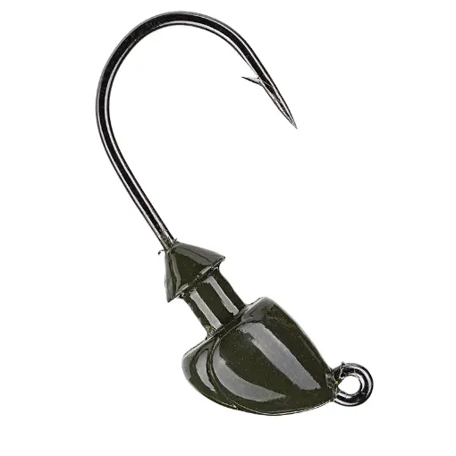 Strike King Strike King Squadron And Baby Squadron Swimbait Jig Heads (Baby) Green Pumpkin