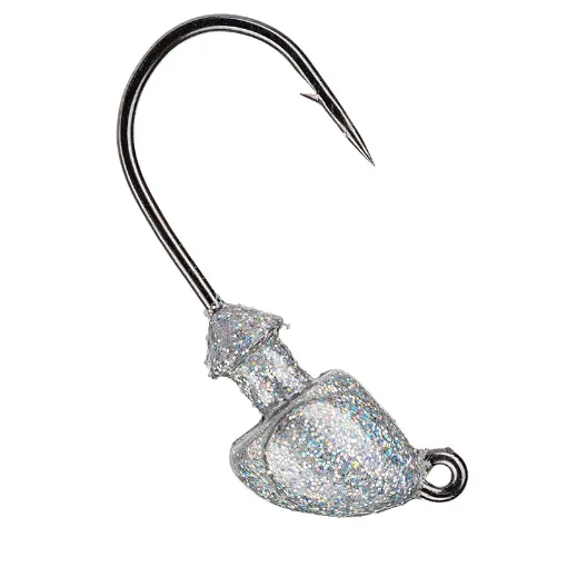 Strike King Strike King Squadron And Baby Squadron Swimbait Jig Heads (Baby) Silver Bling