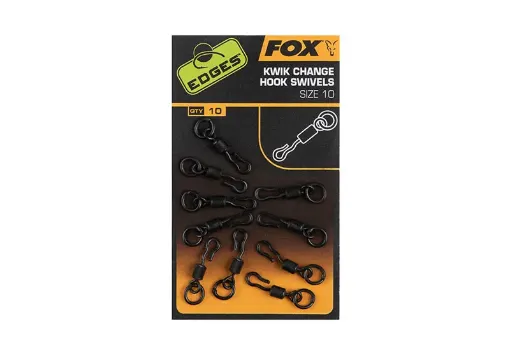 Fox Edges Kwik change hook swivels 10