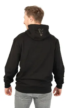 Fox Fox LW Black/Camo Print Pullover Hoody Small