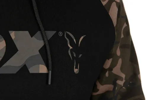 Fox Fox Black / Camo Raglan Hoodie S