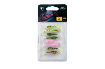 Fox Rage Ultra UV Mixed Colour Lure Packs Rage UV Micro fry 4cm x 8pcs