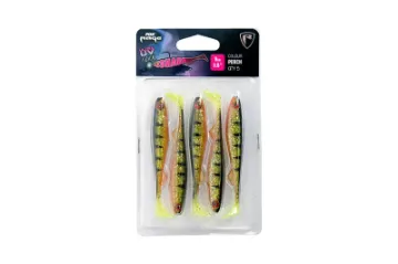 Fox Rage Slick Shad Ultra UV 9cm  / 3.5" - 5pcs