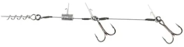 Fox Rage 49 Strand Double Stinger  20-25cm Double - Size 1/0/8g