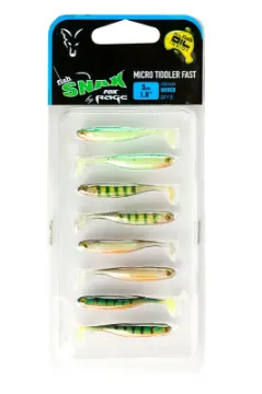 Fox Mixed Colour Lure Packs Micro Tiddler Fast Mixed Colour 5cm x8